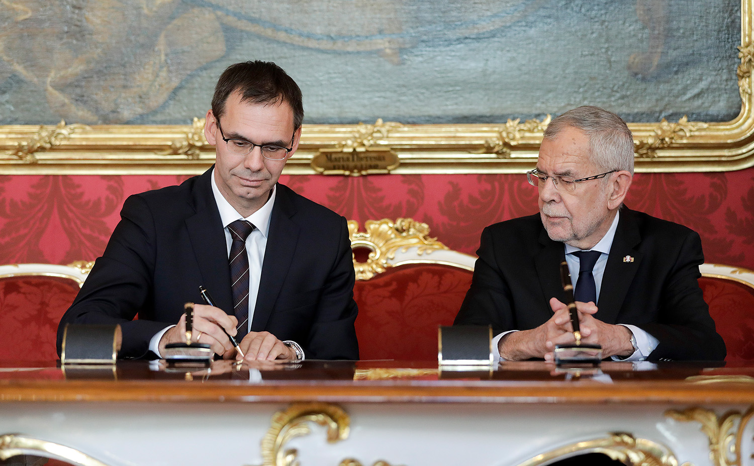 LH Wallner von Bundespräsident Alexander Van der Bellen angelobt