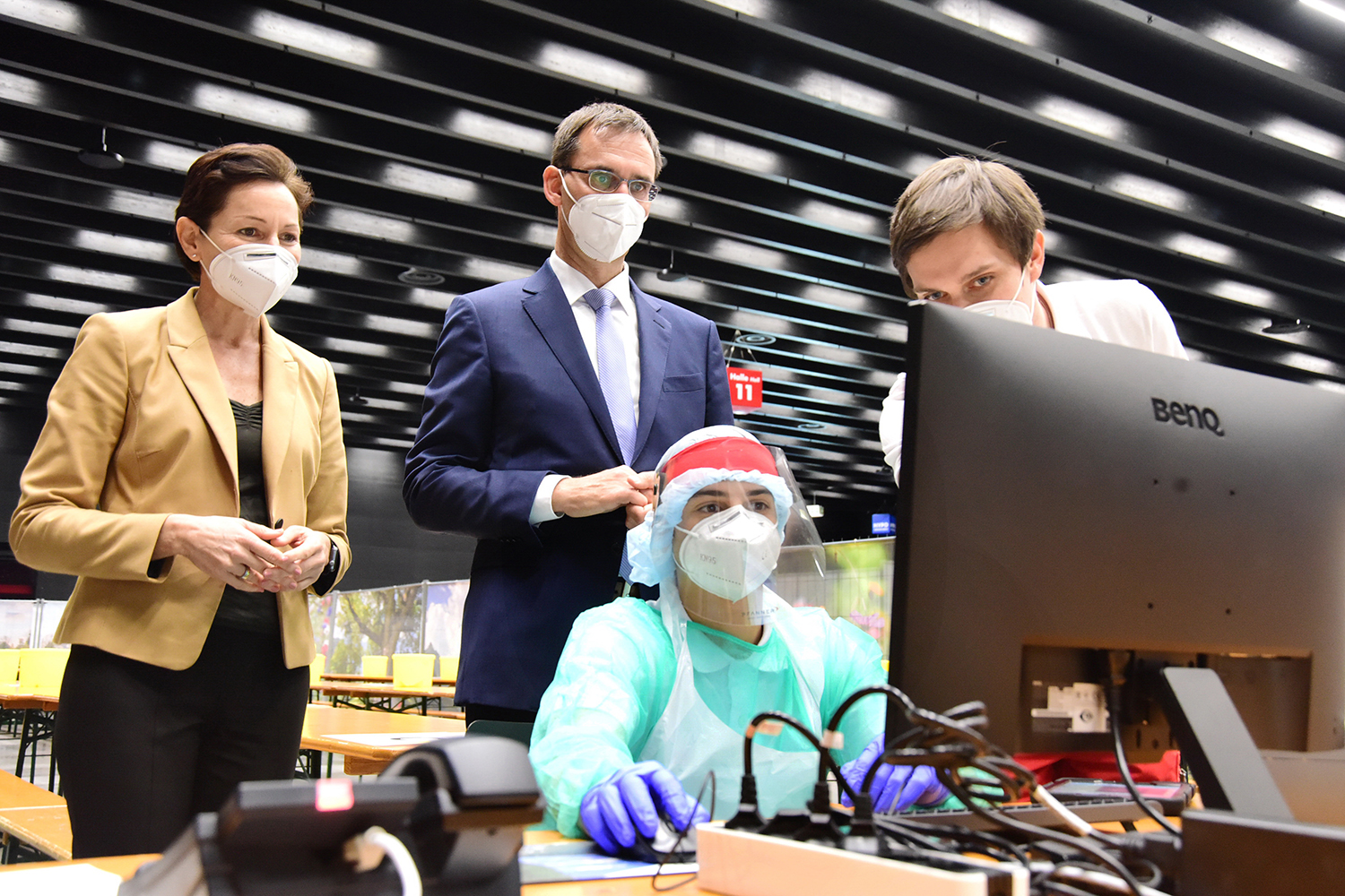 Das Zentrum der Pandemiebekämpfung in Vorarlberg