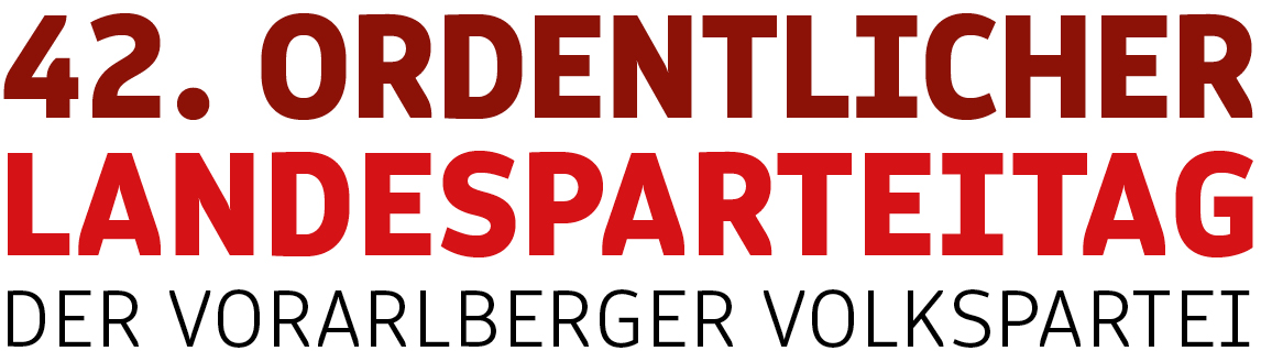 42. ordentlicher Landesparteitag der Vorarlberger Volkspartei